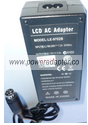 LE-9702B AC ADAPTER 12VDC 3.5A USED -(+) 4PIN DIN LCD POWER SUPP